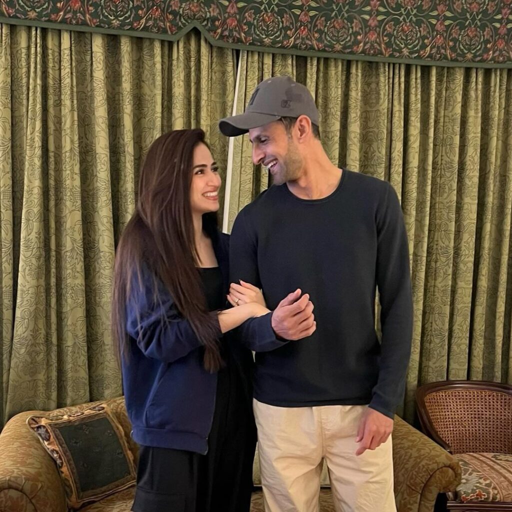 sana javed and shoaib malik